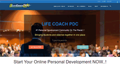 Desktop Screenshot of lifecoachpdc.com